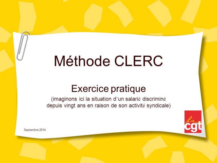 Methode clerc exercice pratique